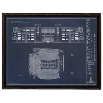 Framed Canvas - Large - Walnut