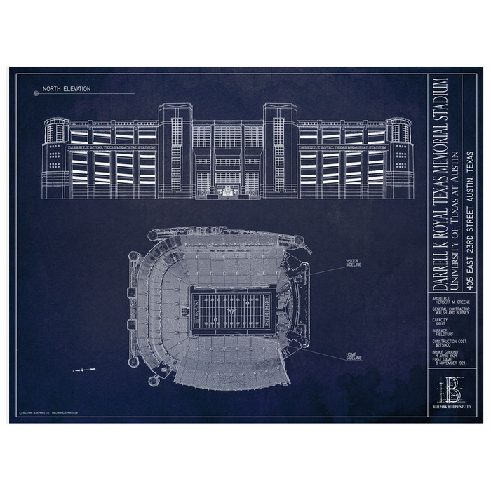 University of Texas - Darrell K Royal Texas Memorial Stadium