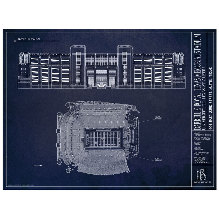 University of Texas - Darrell K Royal Texas Memorial Stadium