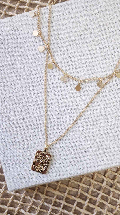 Alice Pendant Necklace - Gold