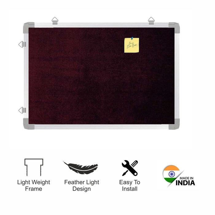 Velvet Notice Pin-up Board