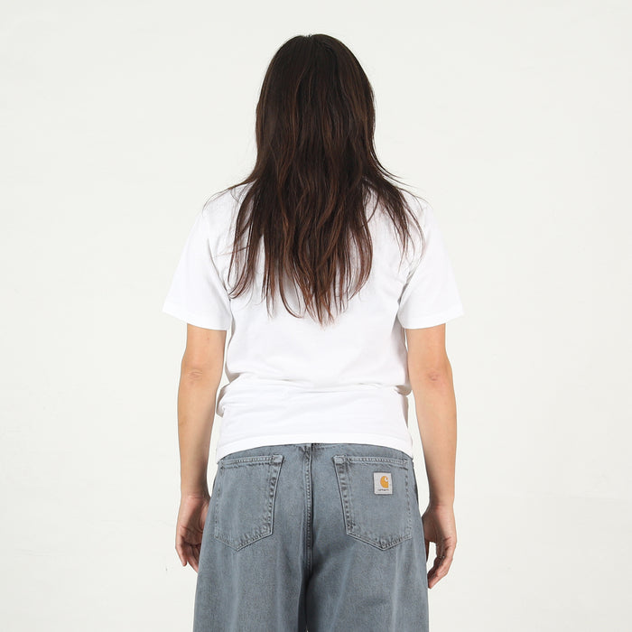 W' Pastel Color Camo Shark Milo T-Shirt - White