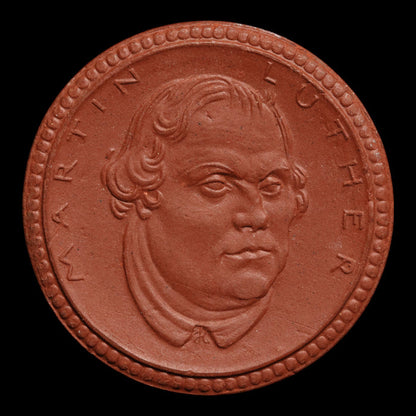 Weimar Germany, Eisenach, 1 Mark, Porcelain Notgeld (Martin Luther Commemorative) - 1921 - Germany