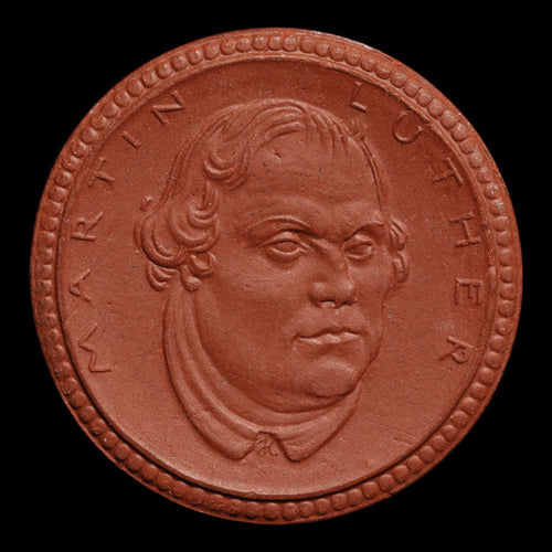 Weimar Germany, Eisenach, 1 Mark, Porcelain Notgeld (Martin Luther Commemorative) - 1921 - Germany