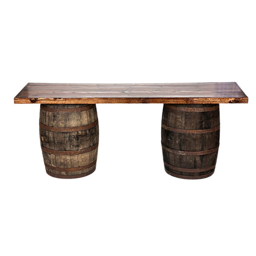 Whiskey Barrel Table
