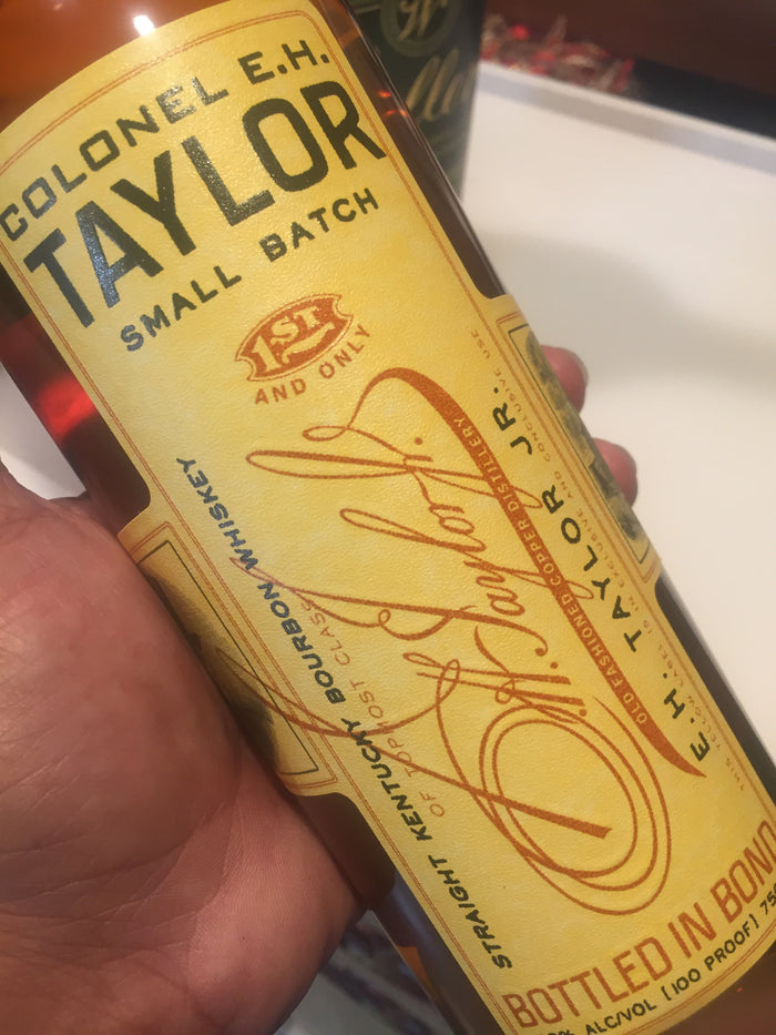 WL WELLER RESERVE/E H TAYLOR SMALL BATCH  1 bottle of each