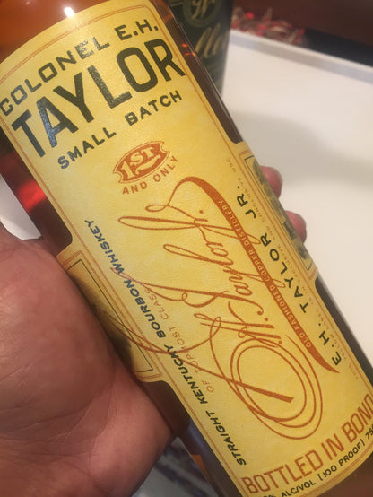 WL WELLER RESERVE/E H TAYLOR SMALL BATCH  1 bottle of each