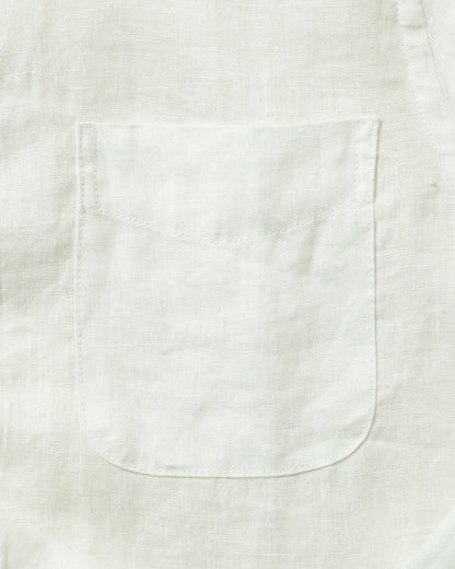 Women's Linen Shirt in Classic White