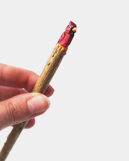 Wooden Animal Pen, Cardinal