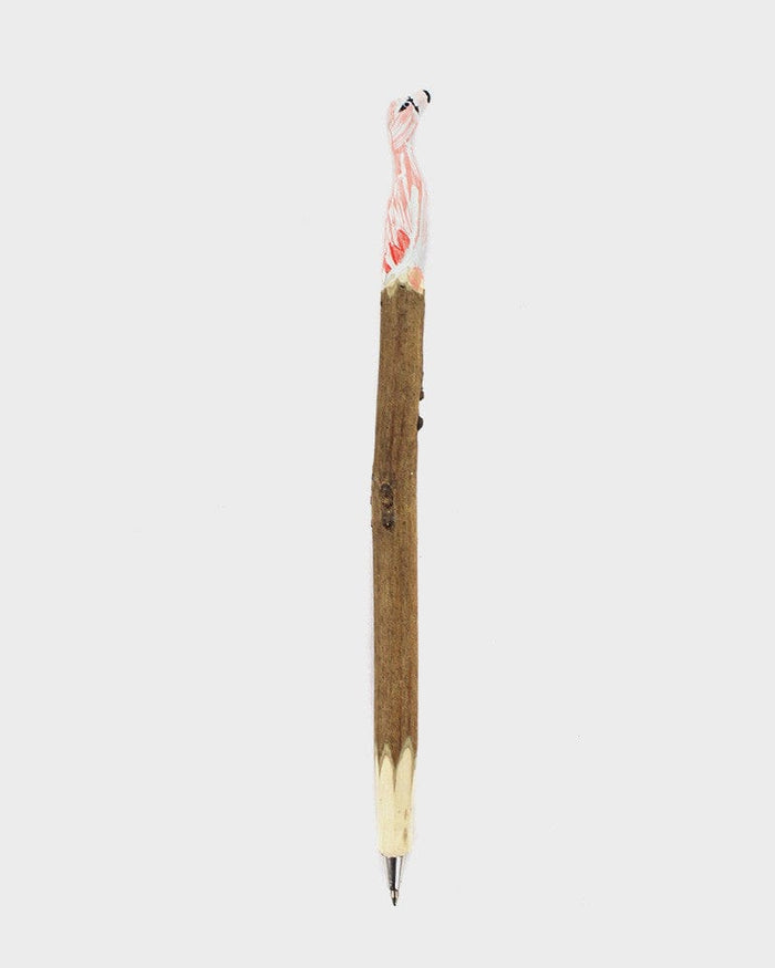 Wooden Animal Pen, Flamingo